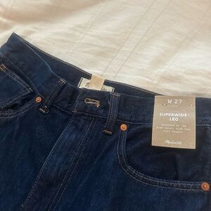 NWT Wide Leg Madewell Jeans